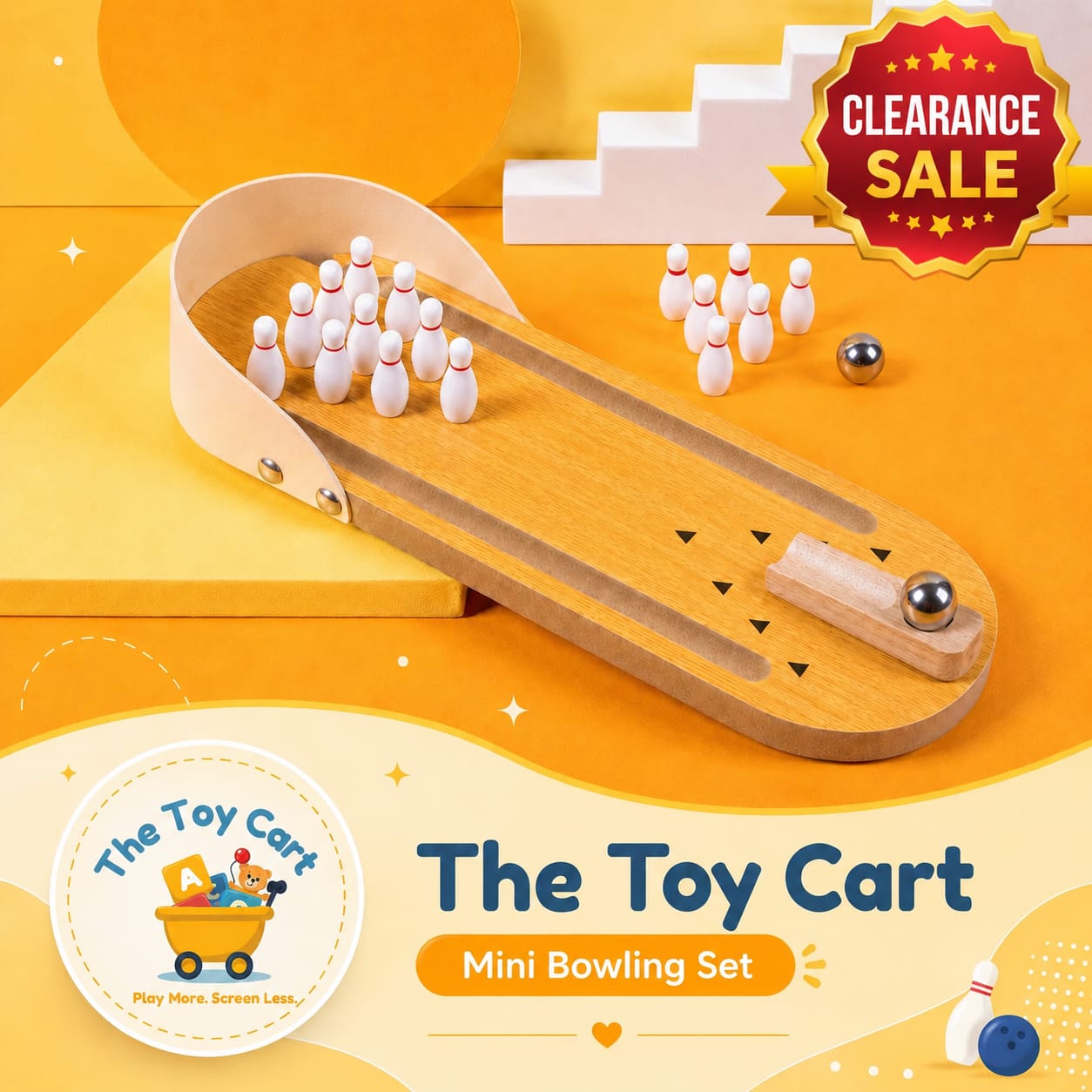 Mini Bowling Game Set – Indoor Fun Game for Kids & Family