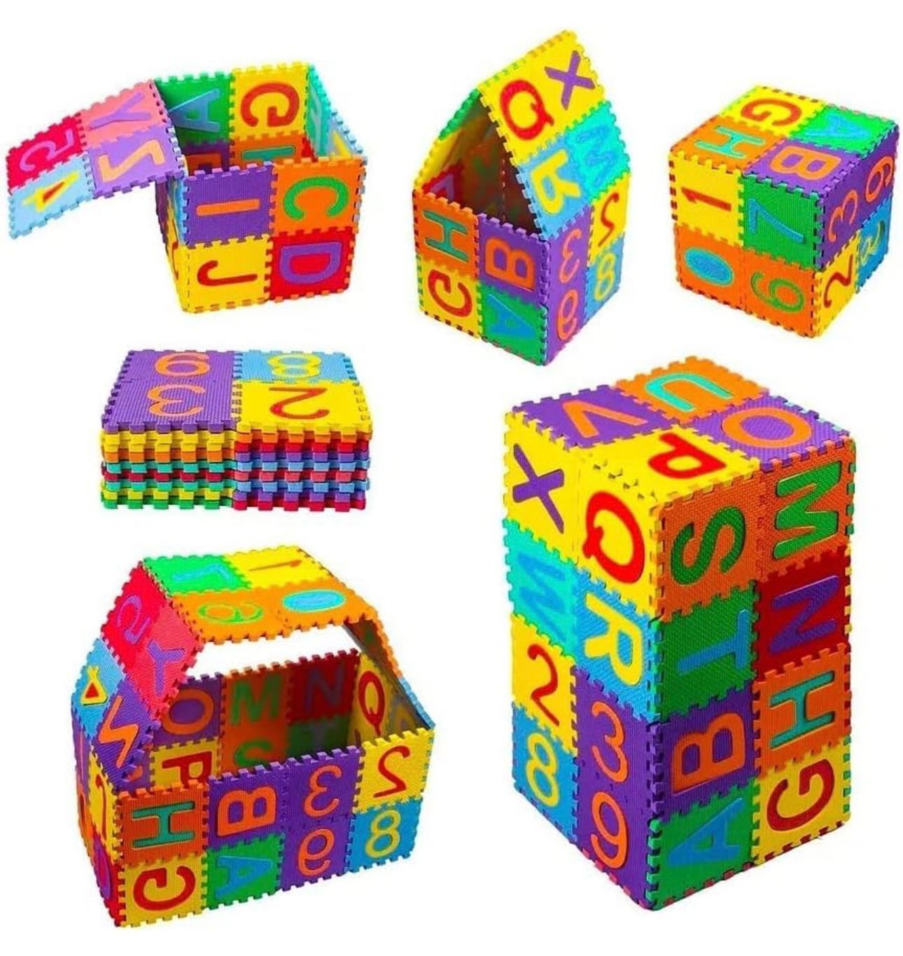 EVA Foam Alphabet & Number Puzzle Blocks