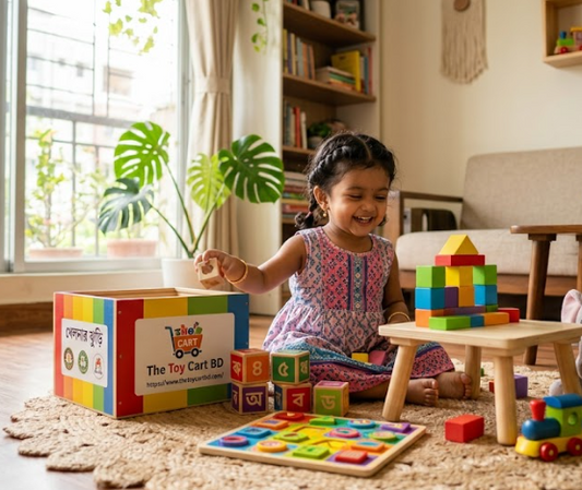 শিশুর সঠিক বিকাশ ও আনন্দের জন্য খেলনা: The Toy Cart BD এখন আপনার পাশে!