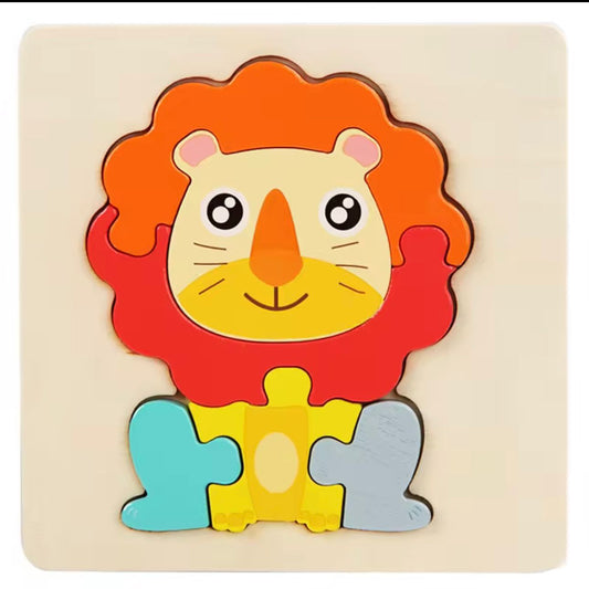 Mini Wooden Puzzle Board Set (Kids Learning Toy)