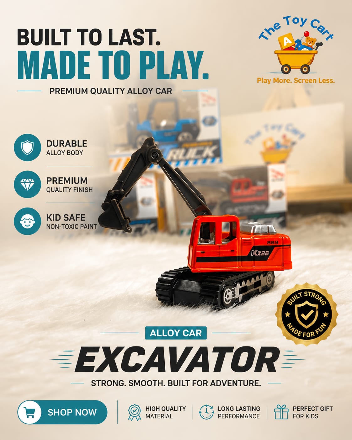 Premium Alloy Construction Vehicle Collection