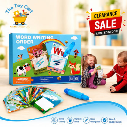 Word Writing Order – Reusable Learning Cards