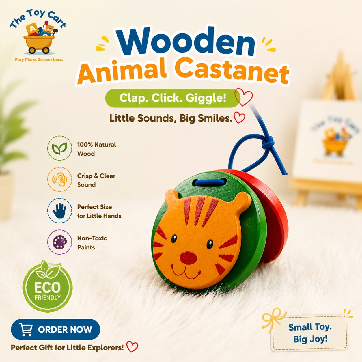 Montessory Natural Wooden Educational Toys Collection