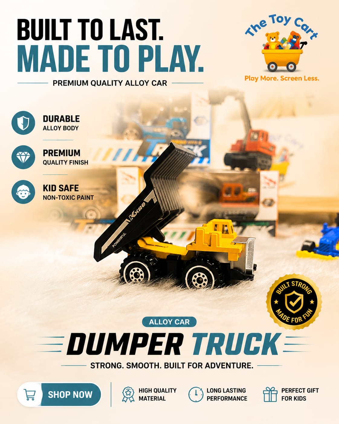 Premium Alloy Construction Vehicle Collection