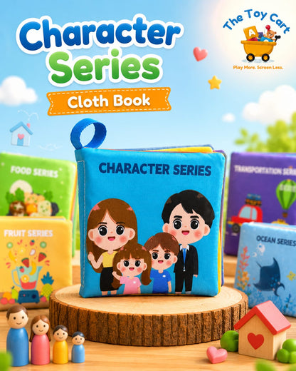 8 Pcs Baby Soft Cloth Book Set | Educational Learning Books for Kids