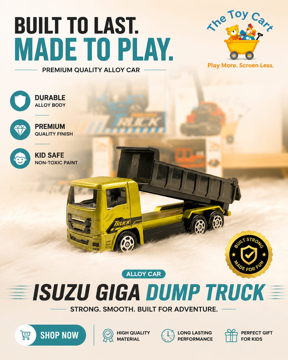 Premium Alloy Construction Vehicle Collection