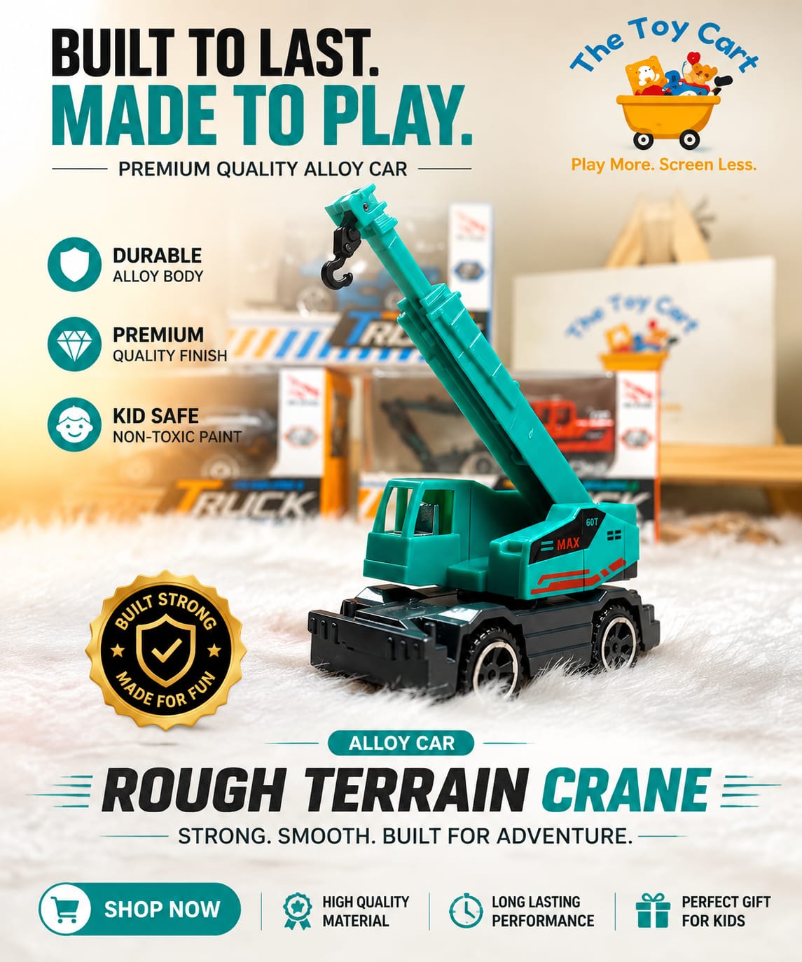 Premium Alloy Construction Vehicle Collection
