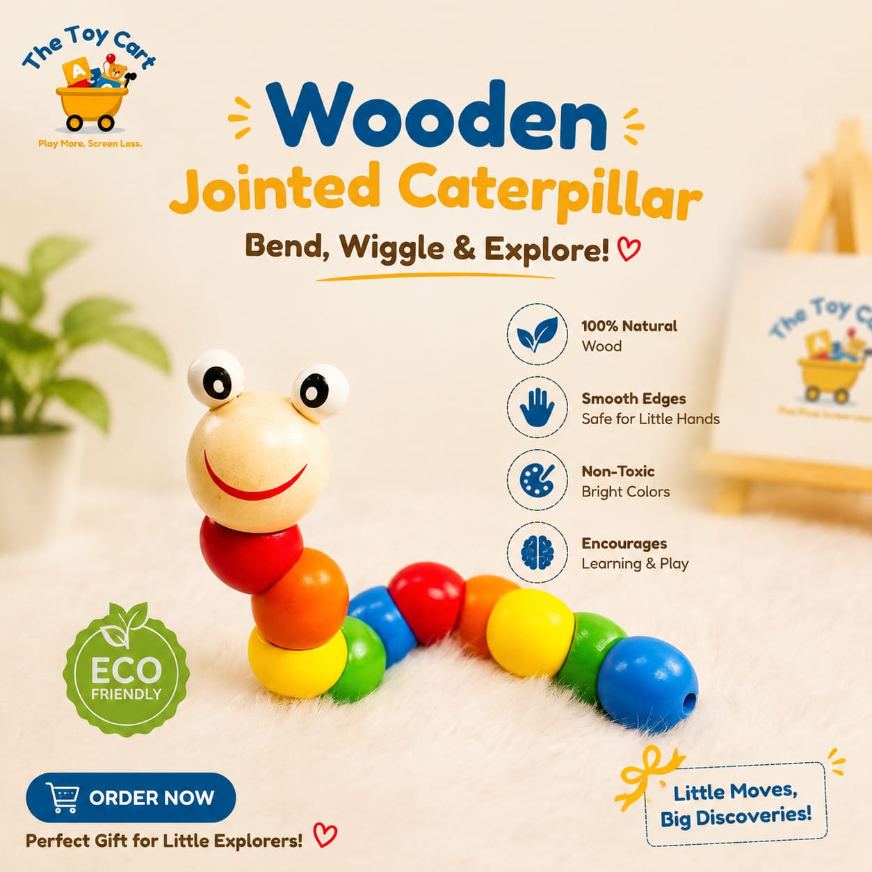 Montessory Natural Wooden Educational Toys Collection