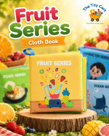 8 Pcs Baby Soft Cloth Book Set | Educational Learning Books for Kids