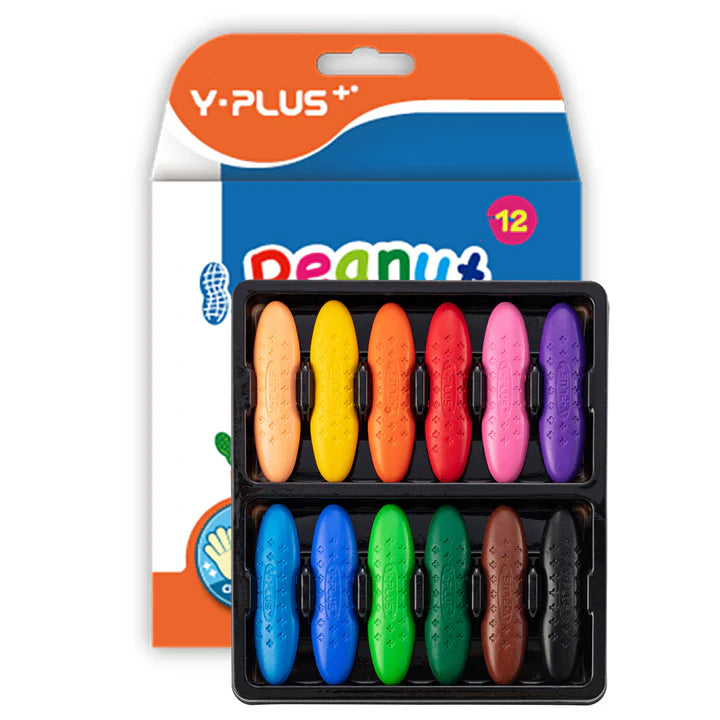 Y plus peanut crayon 12 pcs