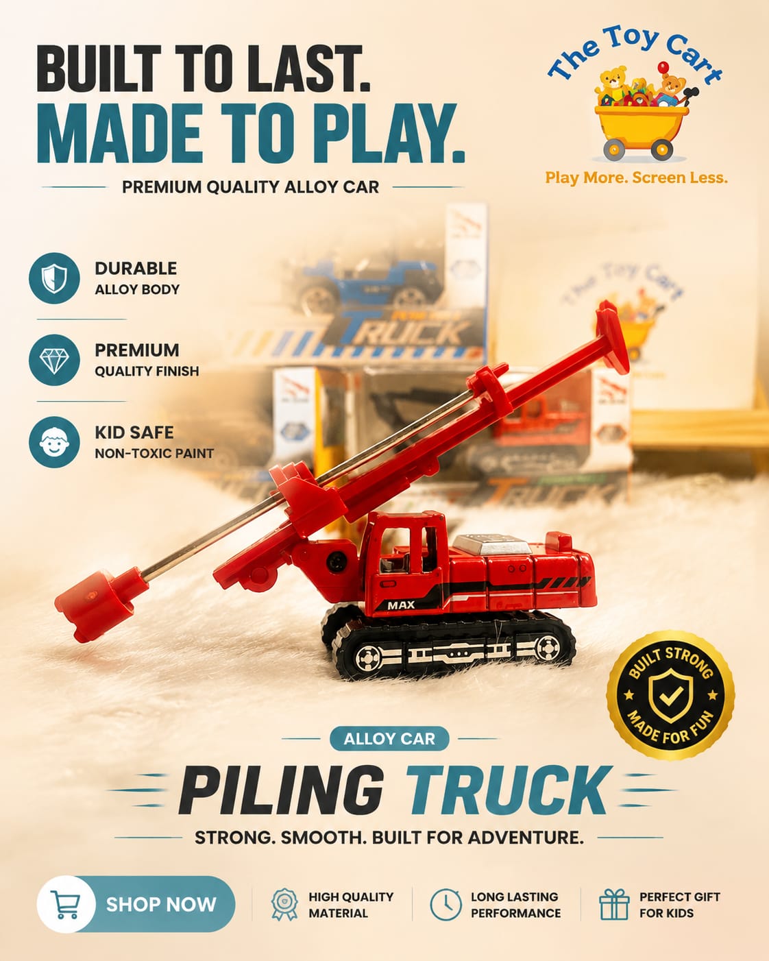 Premium Alloy Construction Vehicle Collection