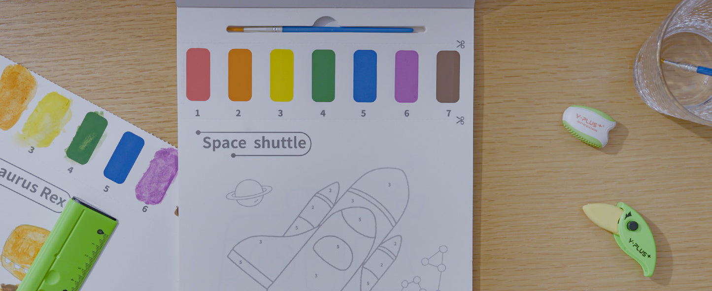 3IN1 WATERCOLORING BOOK (Y-Plus+ Colouring