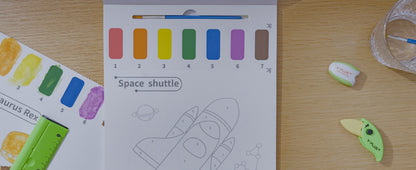 3IN1 WATERCOLORING BOOK (Y-Plus+ Colouring