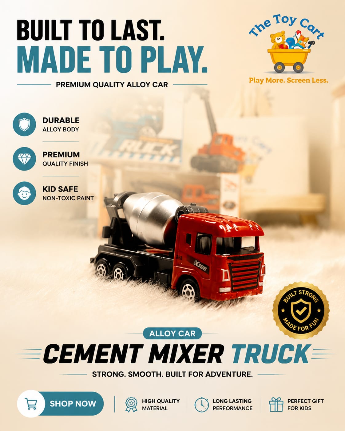 Premium Alloy Construction Vehicle Collection