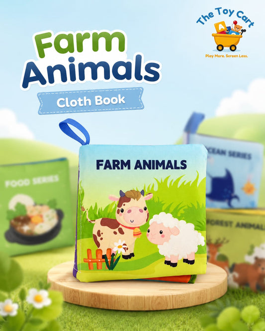 Baby Soft Cloth Book Set | Educational Learning Books for Kids