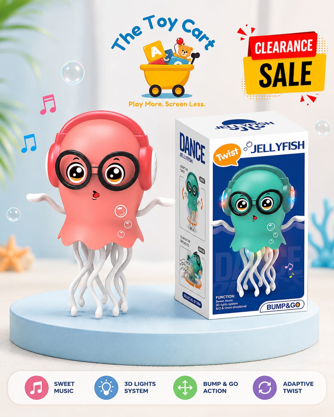 Magical Dancing Twist Jellyfish Toy for Kids