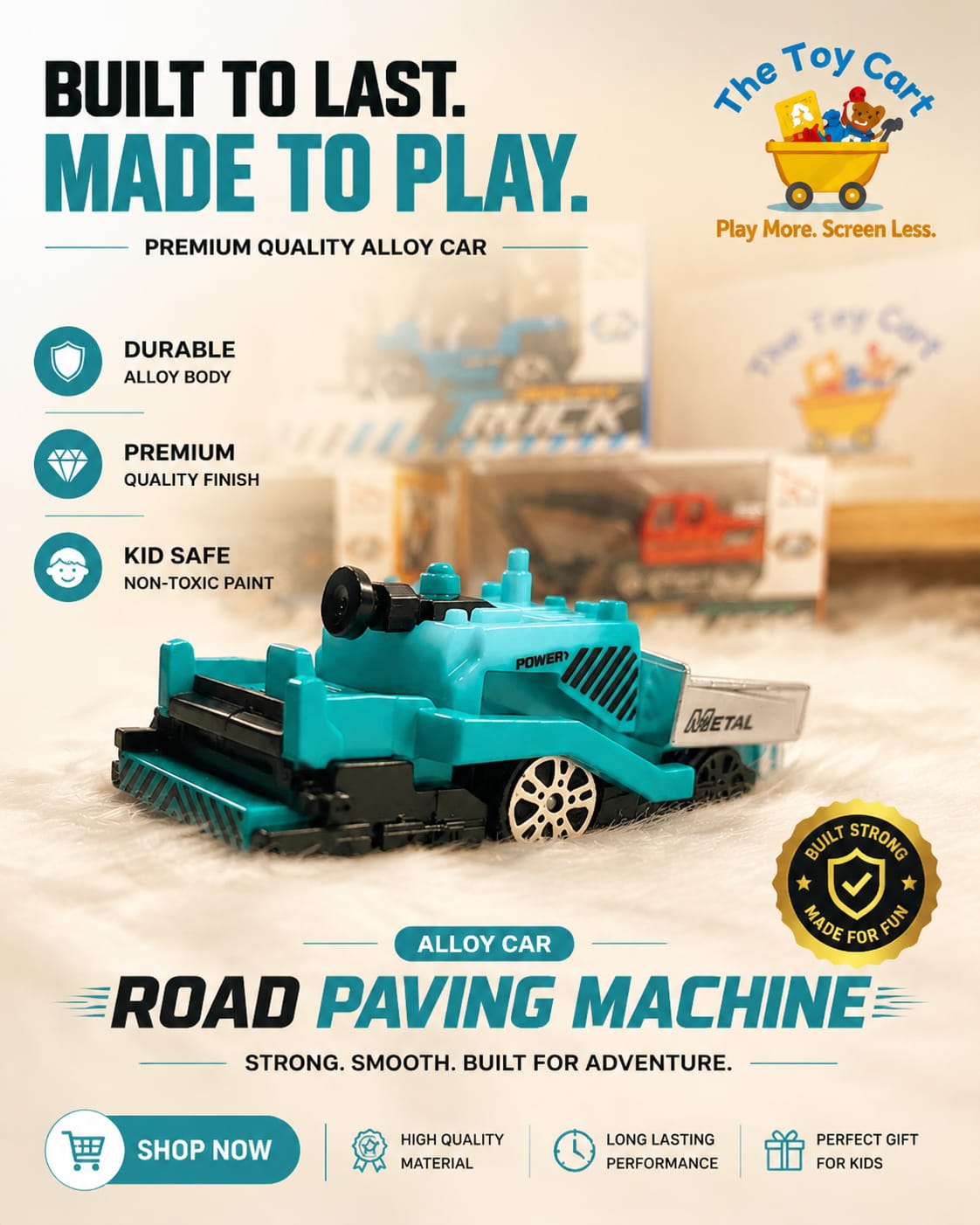 Premium Alloy Construction Vehicle Collection