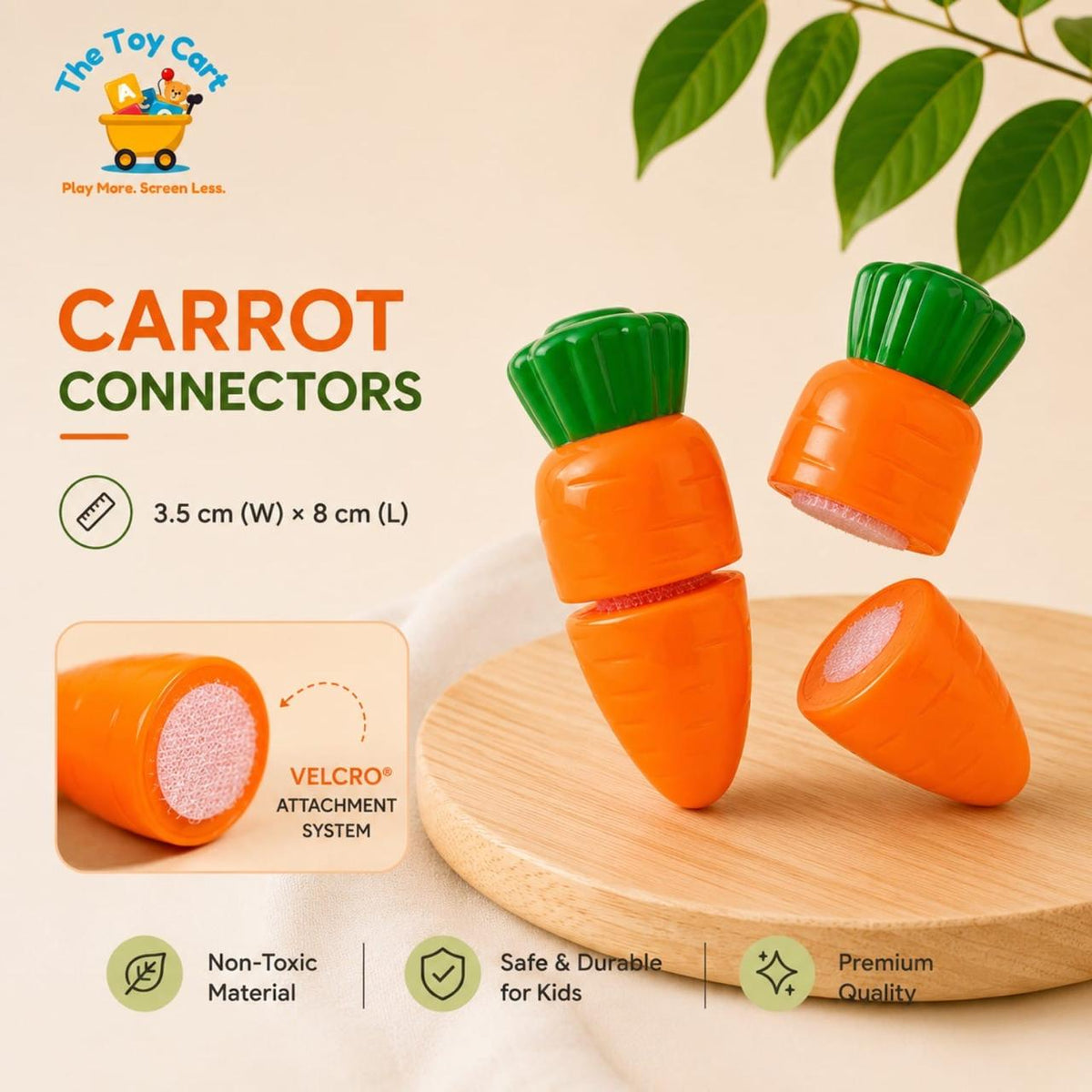 Food Cutting Toy | Vegetable Items (Single Piece)