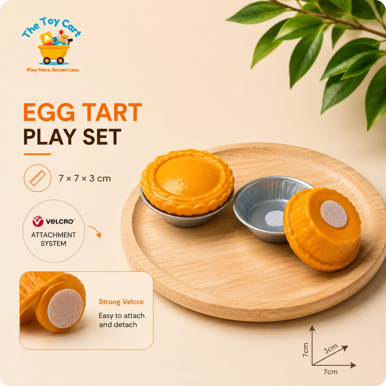 Kids Fruit Cutting Toy Single Piece | Realistic Cutting Learning Toy for Kids