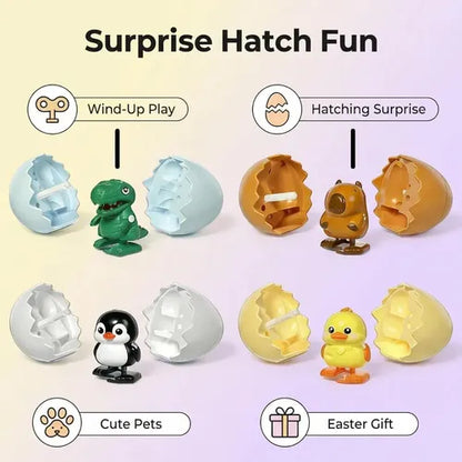 Wind-Up Surprise Eggs, Easter's Latest Gift Wind-Up Animal Hatching Surprise Egg (Copy)