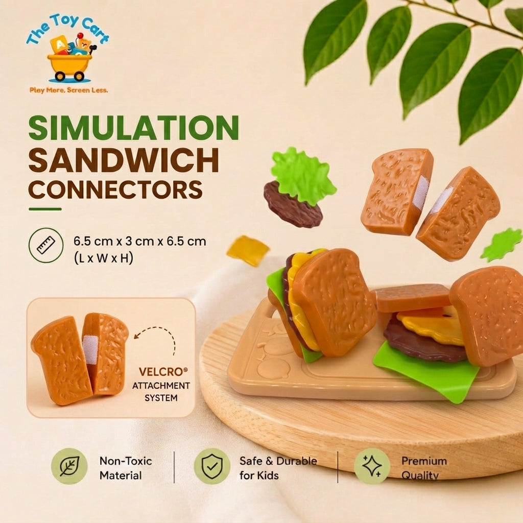 Food Cutting Toy | Food Items (Single Piece)