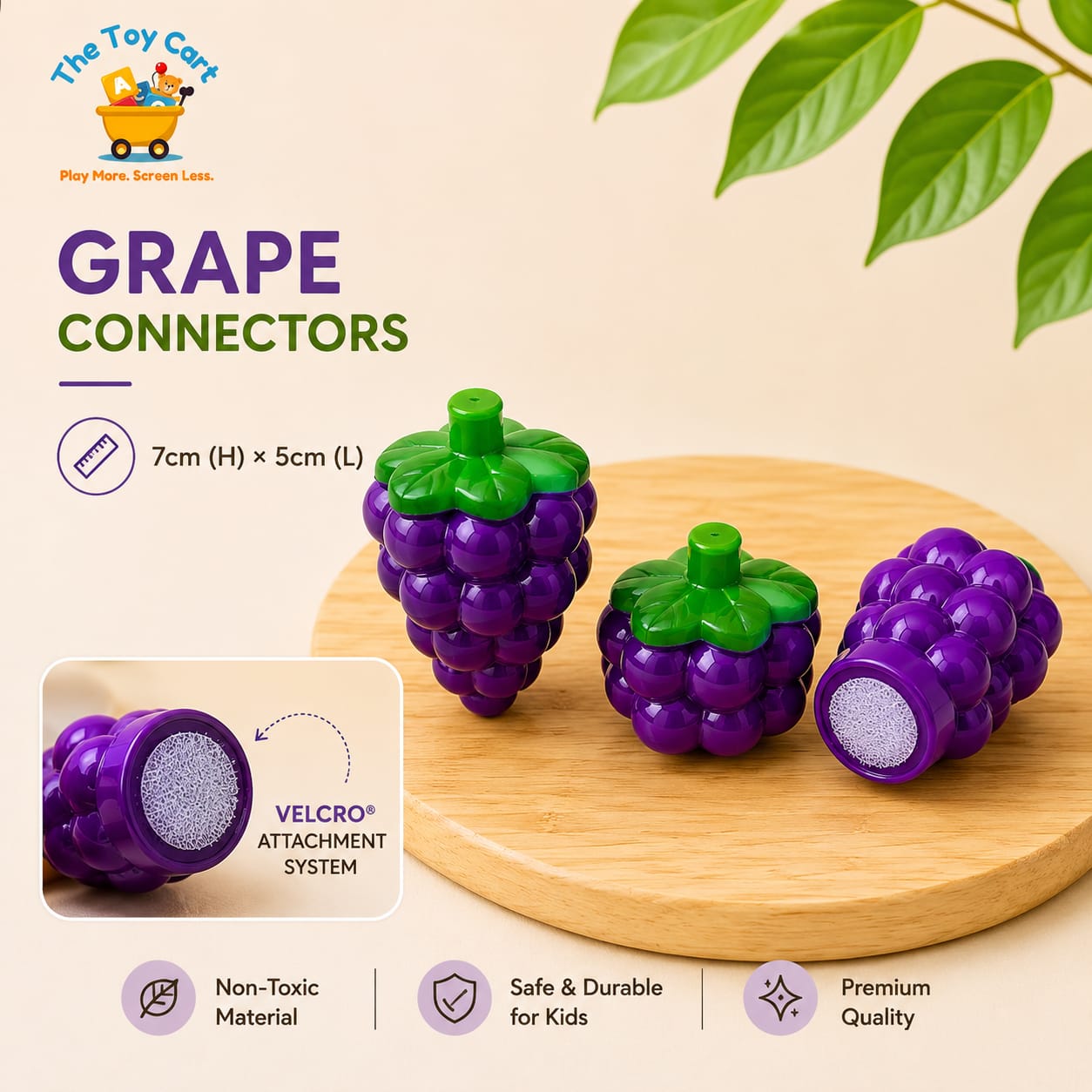 Kids Fruit Cutting Toy Single Piece | Realistic Cutting Learning Toy for Kids