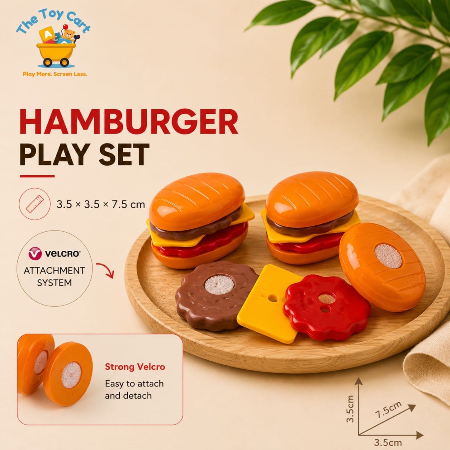 Kids Fruit Cutting Toy Single Piece | Realistic Cutting Learning Toy for Kids