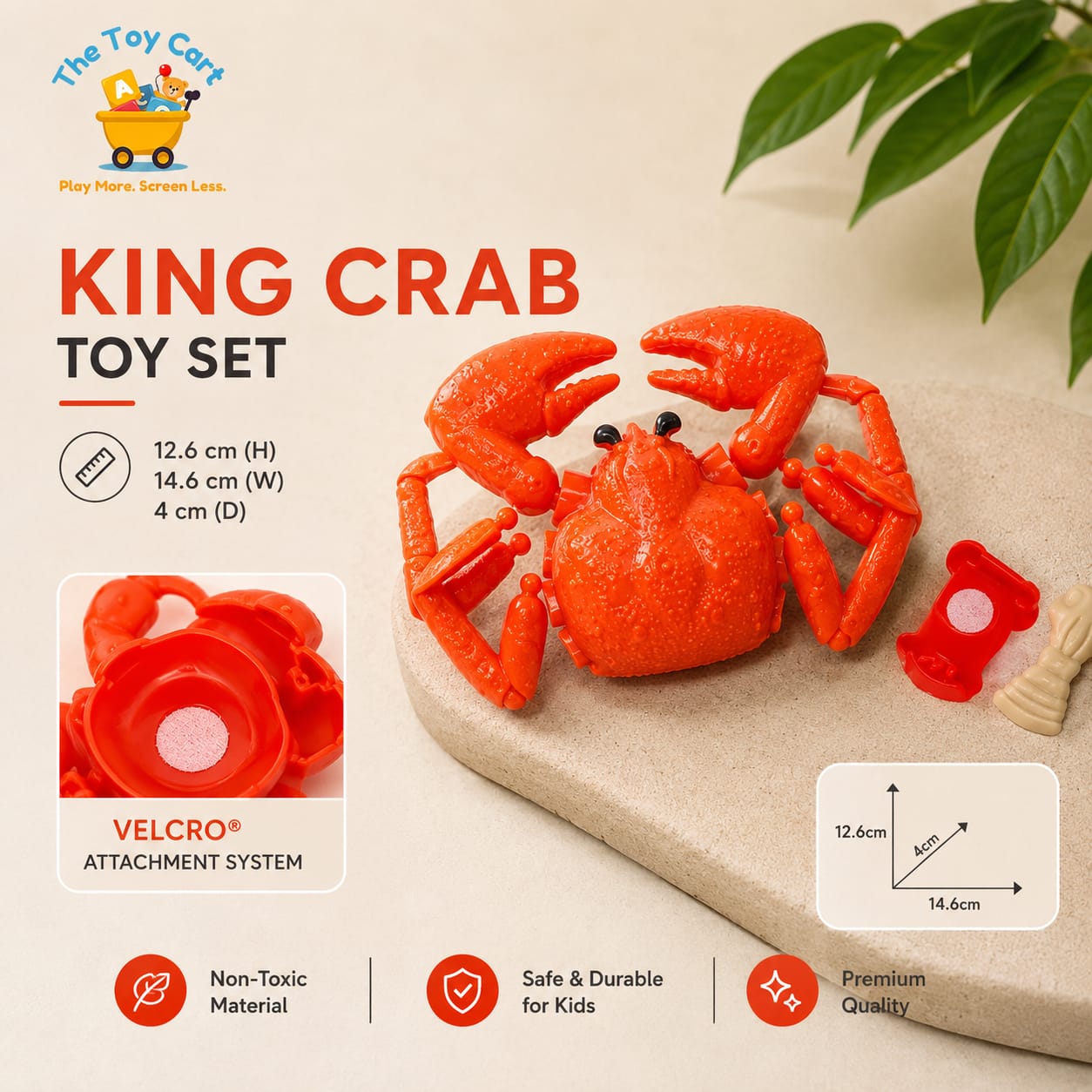 Kids Fruit Cutting Toy Single Piece | Realistic Cutting Learning Toy for Kids