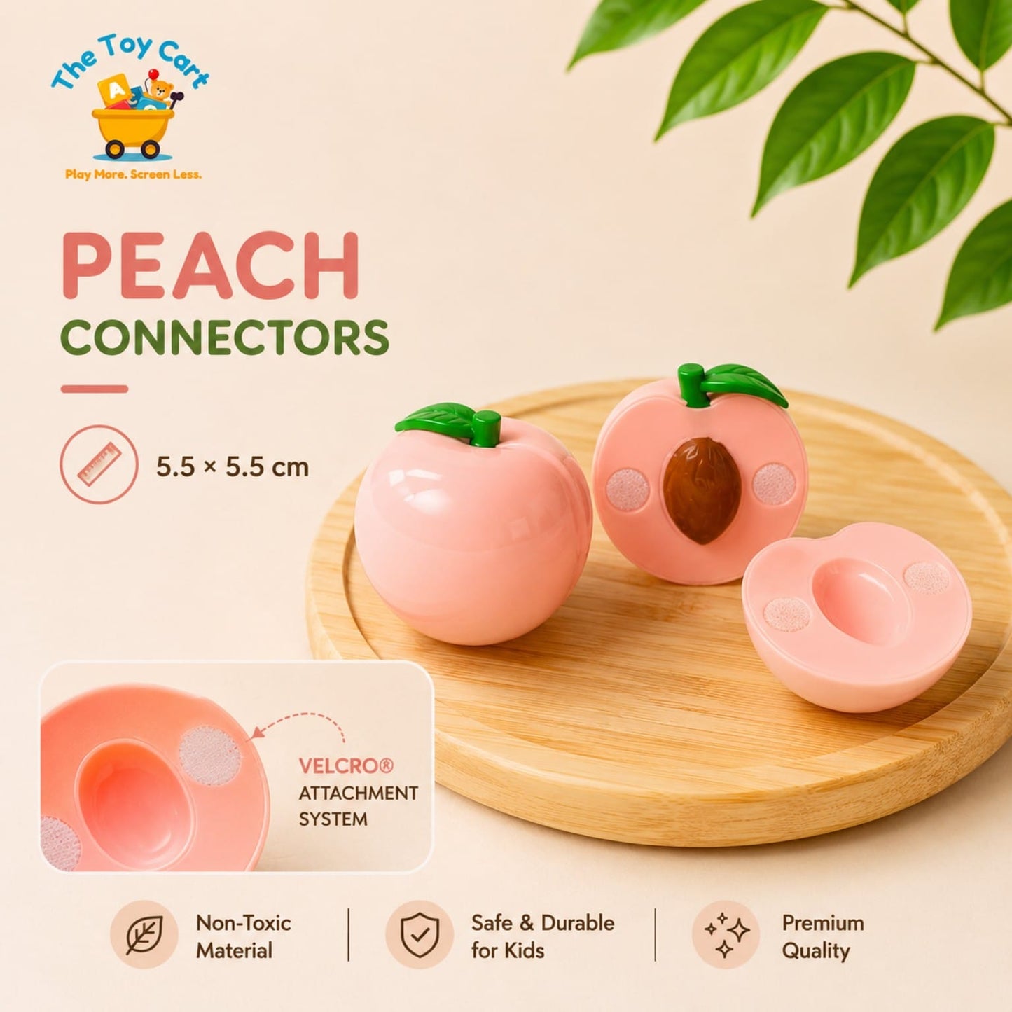 Kids Fruit Cutting Toy Single Piece | Realistic Cutting Learning Toy for Kids
