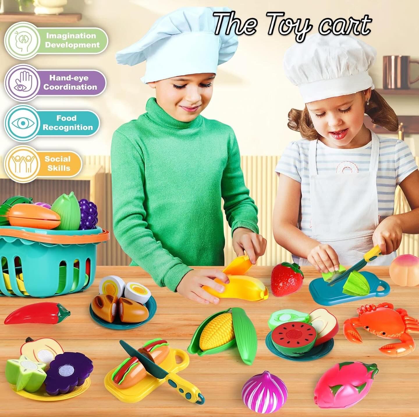 Little Chef’s Food Basket Set (100 Pcs)