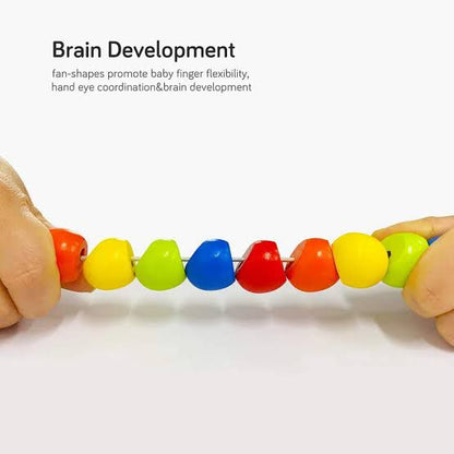 Wooden Caterpillar Counting & Stacking Toy