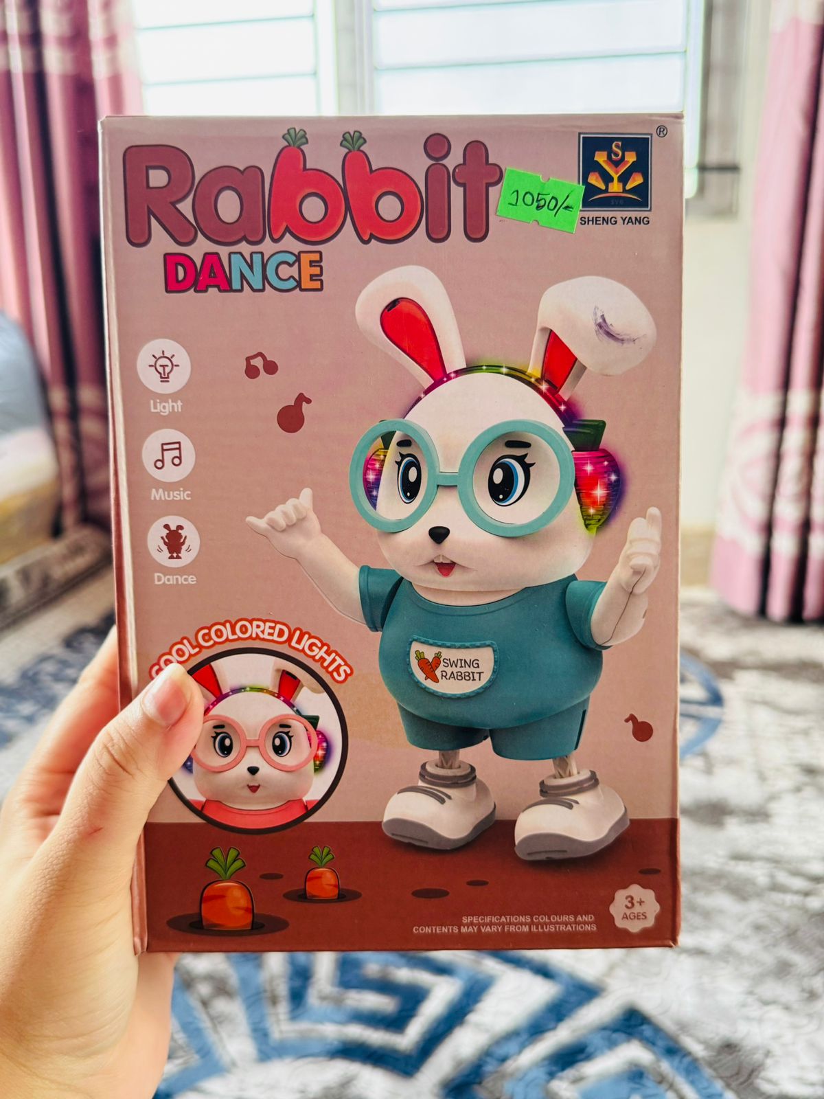 Dancing Rabbit Toy with Music & Lights