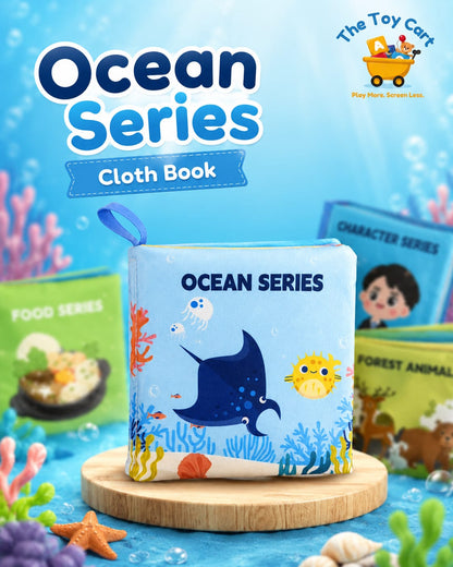 8 Pcs Baby Soft Cloth Book Set | Educational Learning Books for Kids