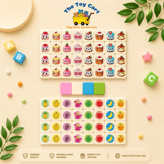 Kids Premium Cartoon Mahjong Matching Game - 5 Fun Variants