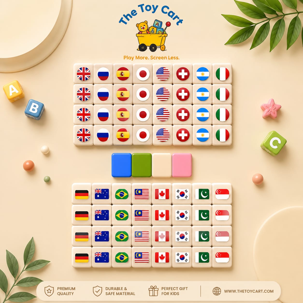 Kids Premium Cartoon Mahjong Matching Game - 5 Fun Variants