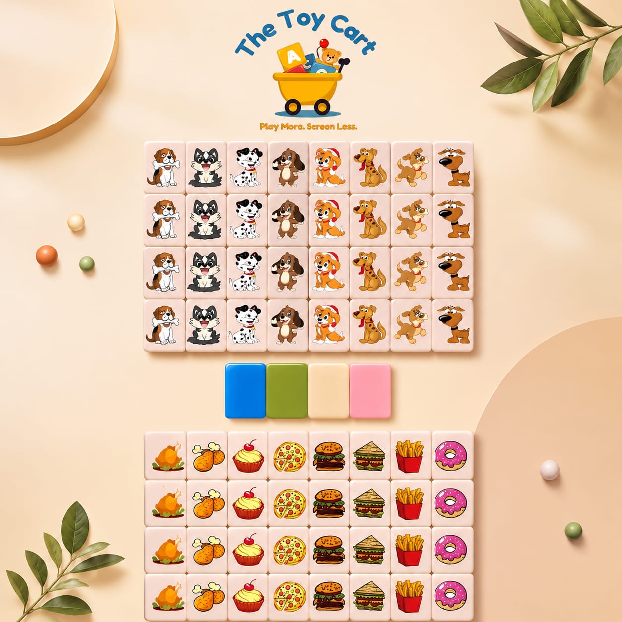 Kids Premium Cartoon Mahjong Matching Game - 5 Fun Variants