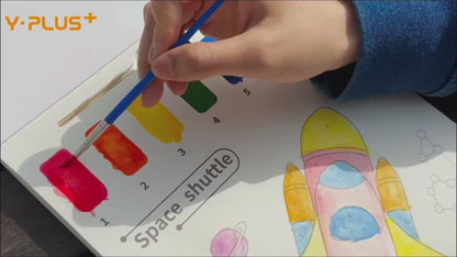 3IN1 WATERCOLORING BOOK (Y-Plus+ Colouring