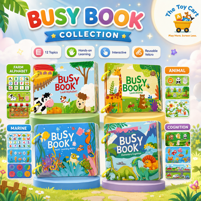 Busy Book Collection – Interactive Learning Toy for Kids