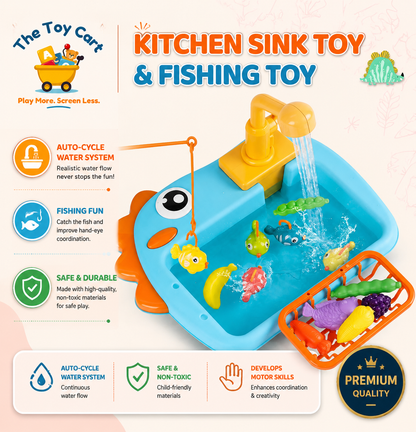 Dinosaur Kitchen Sink – Pretend Play Water Set