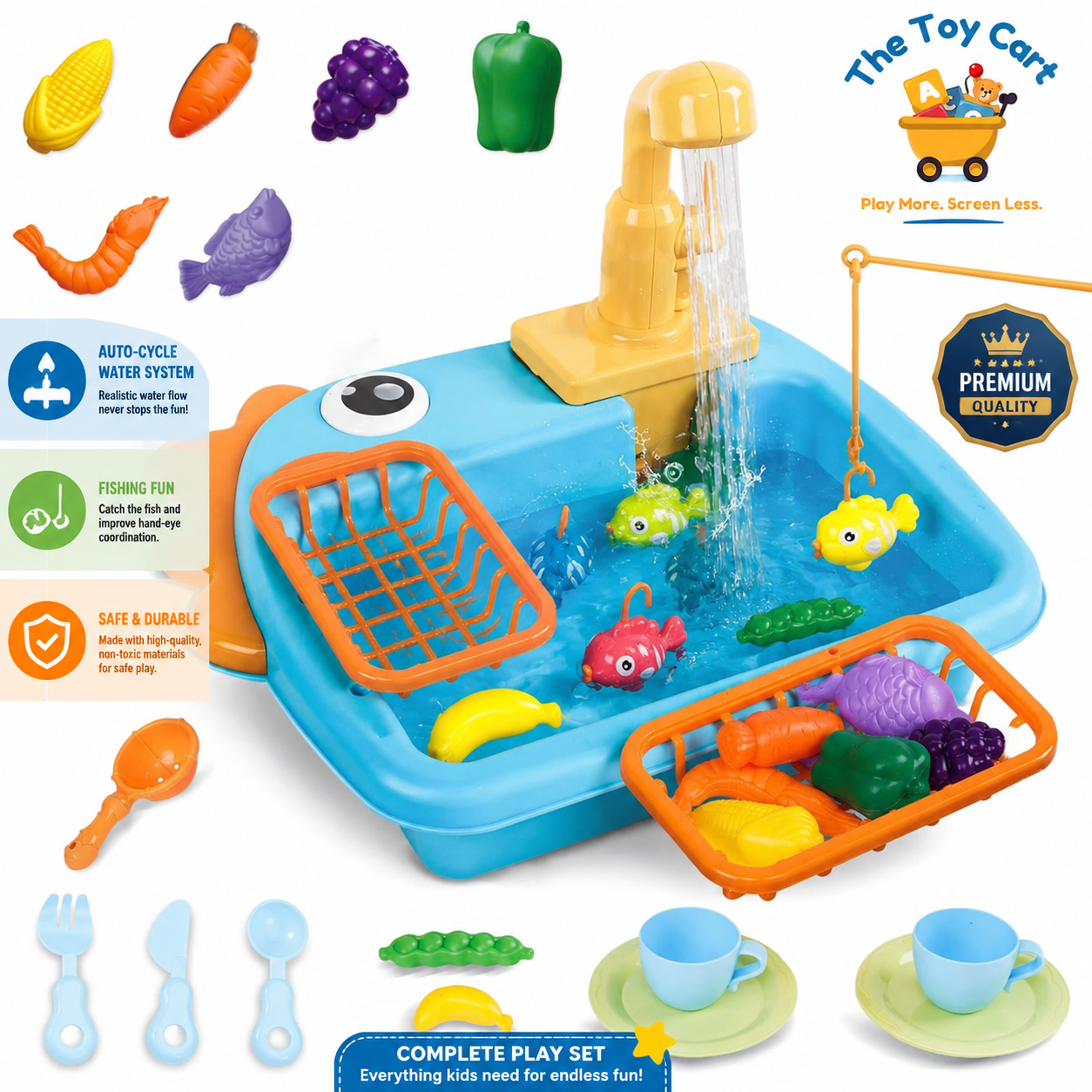 Dinosaur Kitchen Sink – Pretend Play Water Set