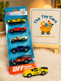 Die-Cast Cars Set – 5 Pcs Premium Pull-Back Vehicle