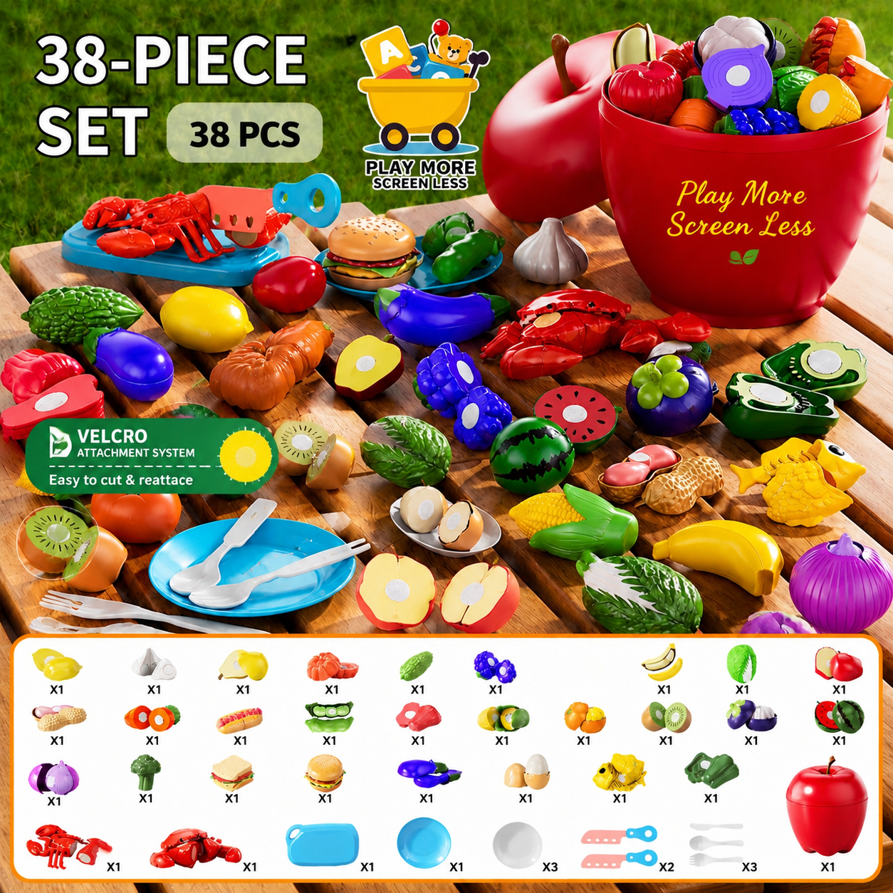 Fruit Cutting Set Collection (5 Variants)