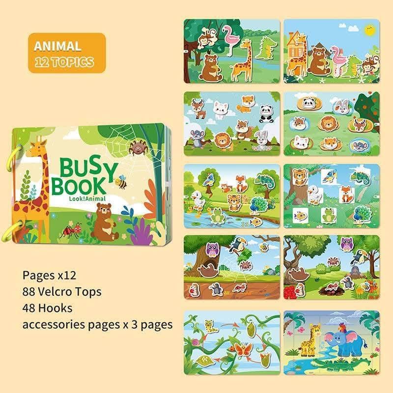 Busy Book Collection – Interactive Learning Toy for Kids