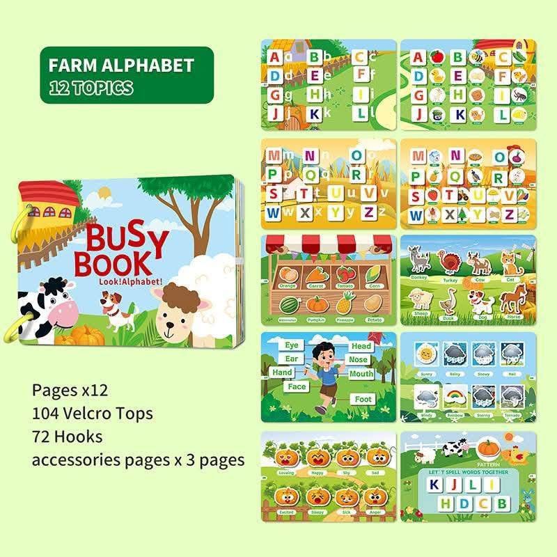 Busy Book Collection – Interactive Learning Toy for Kids