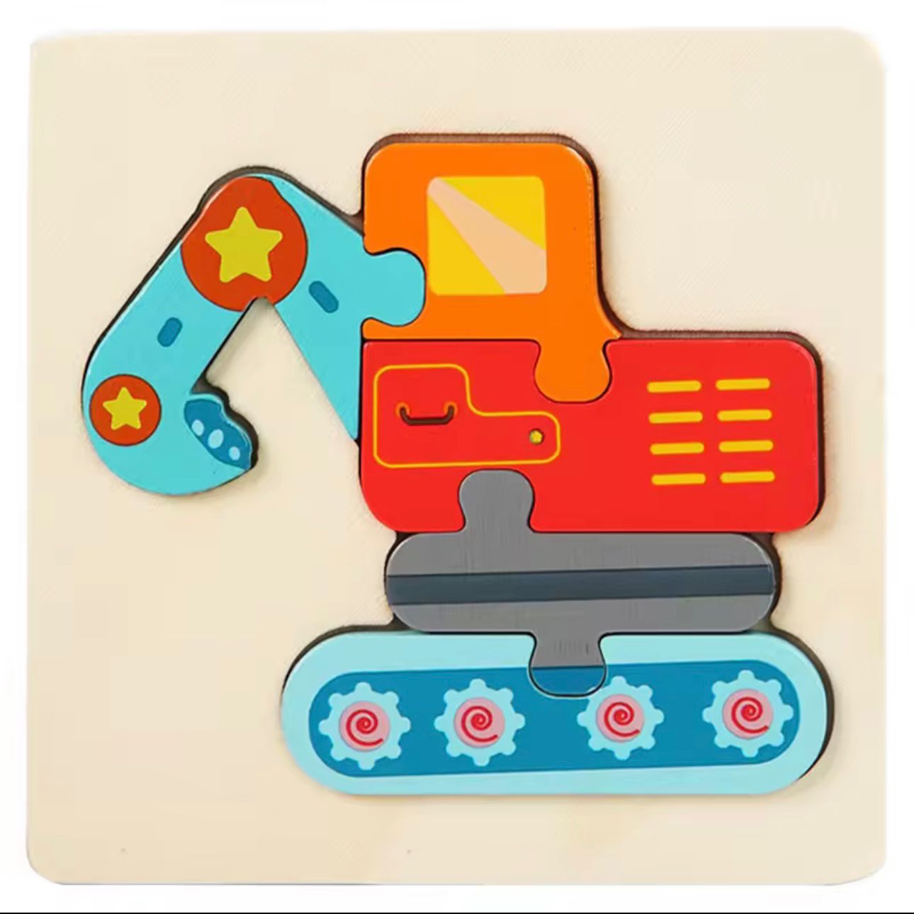 Mini Wooden Puzzle Board Set (Kids Learning Toy)